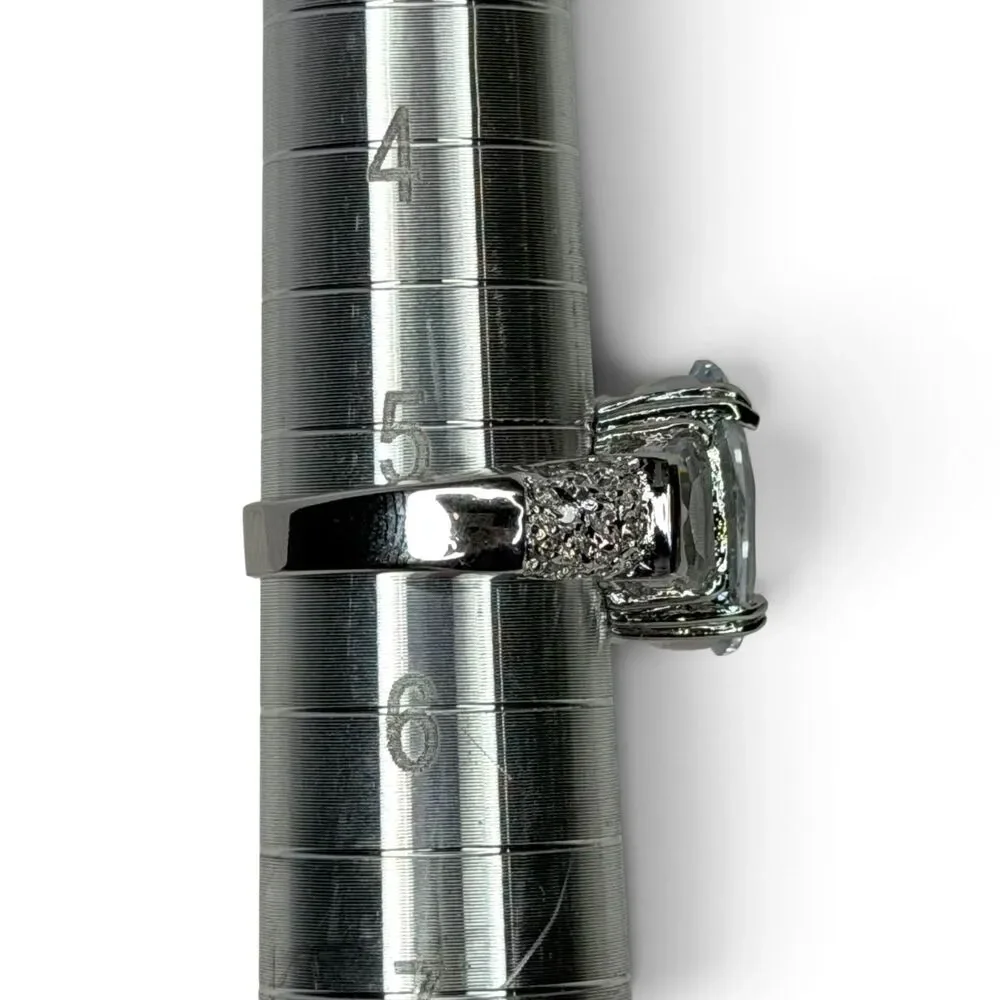 GORGEOUS Simulated Diamond Three-Stone Ring